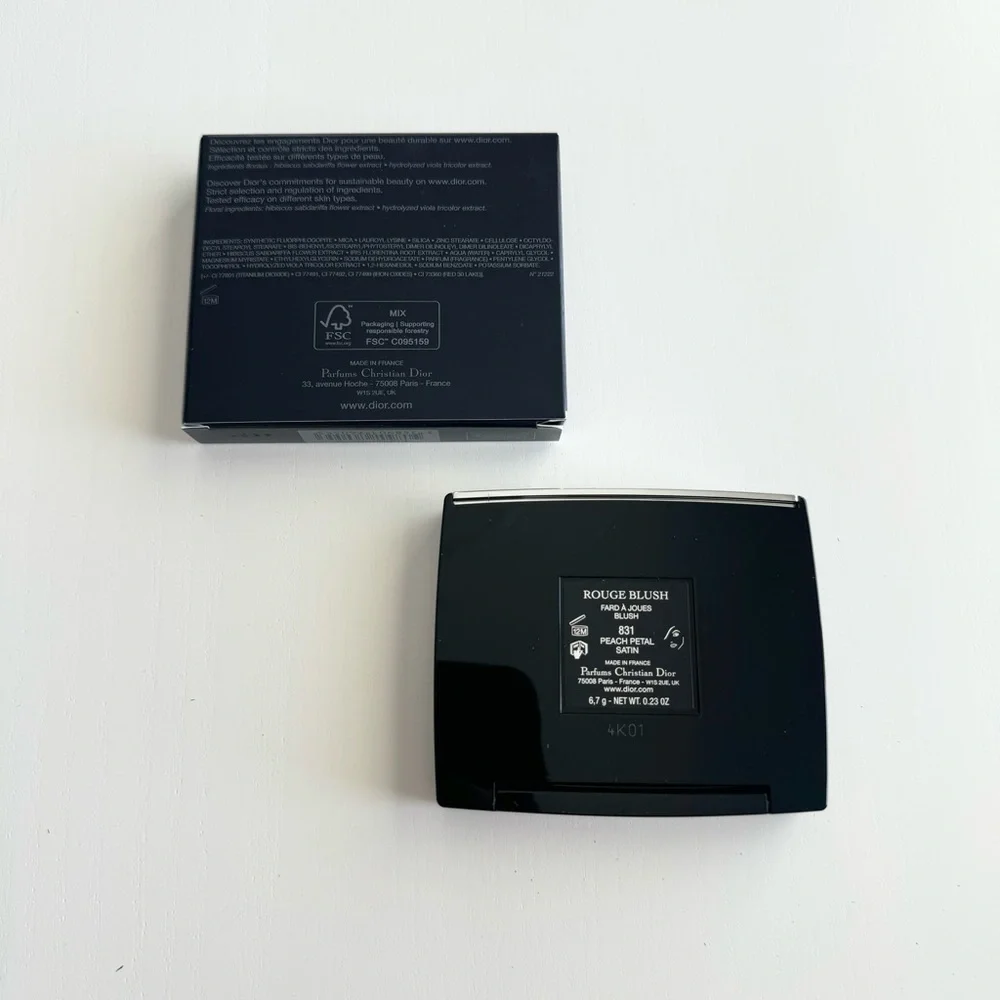 NEW Dior Beauty Rogue Pink Coral Blush Peach Petal Makeup